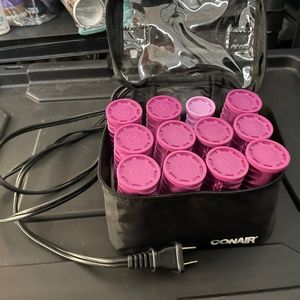 Conair Instant Heat Compact Hot Rollers w/ Ceramic Technology travel